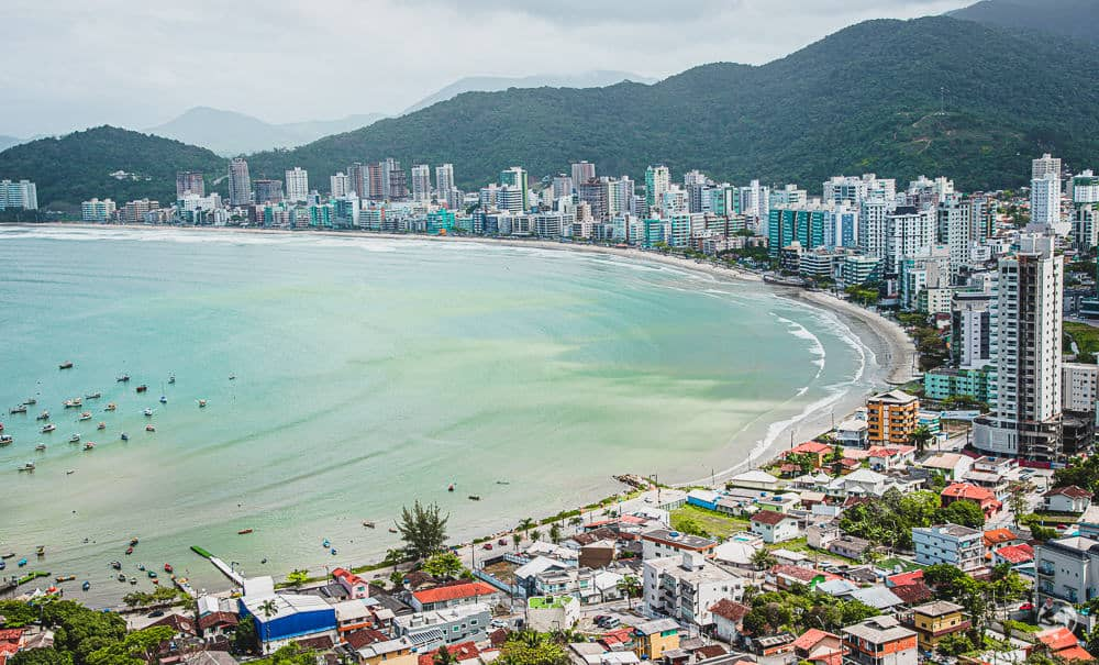 Vista aérea de Porto Belo